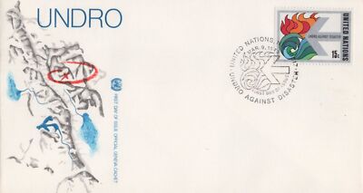United Nations FDC Disaster Relief Organization Geneva cachet ZAYIX 031823SM135