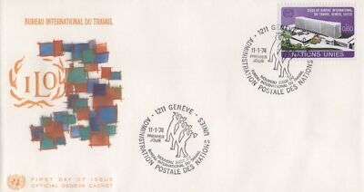 United Nations Geneva FDC Labor Org ILO UNPA Geneva cachet ZAYIX 031823SM144