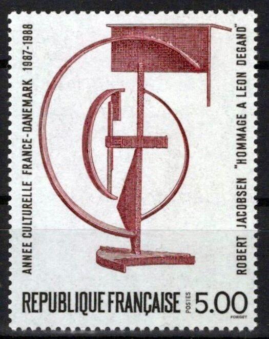 France 2130 MNH Sculpture French-Danish Cultural Exchange ZAYIX 1024S0022M
