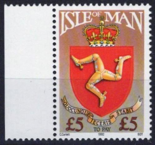 Isle of Man J25 MNH Postage Due Coat of Arms ZAYIX 033023S61