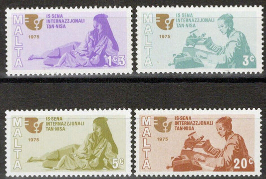 Malta 491-494 MNH International Women's Year  Mother & ChildZayix 073122S40