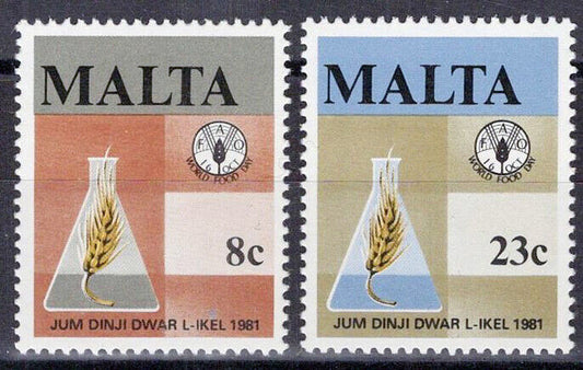Malta 590, 591 MNH World Food DayZayix 080122S02
