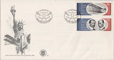 Bophuthatswana 33-34 FDC Aviation Wright Brothers ZAYIX 080522SM09