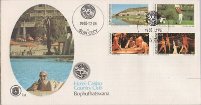 Bophuthatswana 64-67 FDC Tourist Attractions Golf ZAYIX 080522SM20
