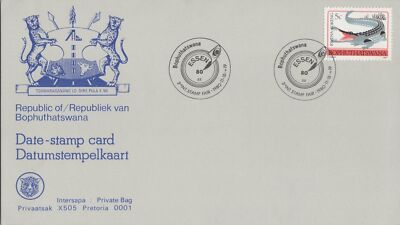 Bophuthatswana 9A Event Essen '80 Crocodile Perf 14 ZAYIX 080522SM18