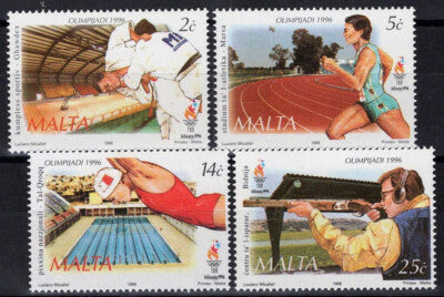 Malta 892895 MNH Summer Olympics Sports Swimming Shooting ZAYIX 080122S42