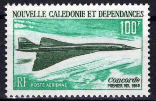 New Caledonia C63 MNH Air Post Concorde Aviation Planes Aircraft ZAYIX 0624S0092
