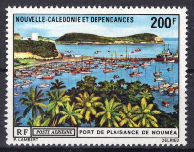 New Caledonia C84 MH Air Post Ships Boats Harbor Seascape ZAYIX 0624S0101