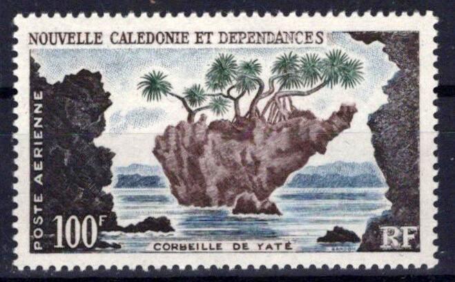 New Caledonia C32 MNH Air Post Yate Rock Landmark Nature ZAYIX 0624S0095