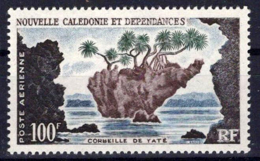 New Caledonia C32 MNH Air Post Yate Rock Landmark Nature ZAYIX 0624S0095
