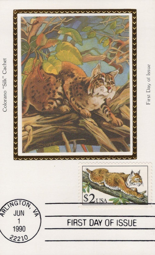 Zayix US Colorano Maxi Card FDC 2482 $2 Bobcat Wild Cat ZAYIX 092523SM34