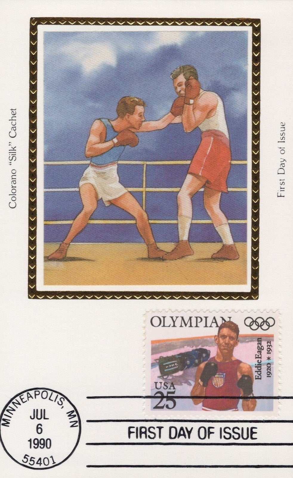 Zayix US Colorano Maxi Card FDC 2496-2500 Summer Olympics Champions ZAYIX 092523SM33