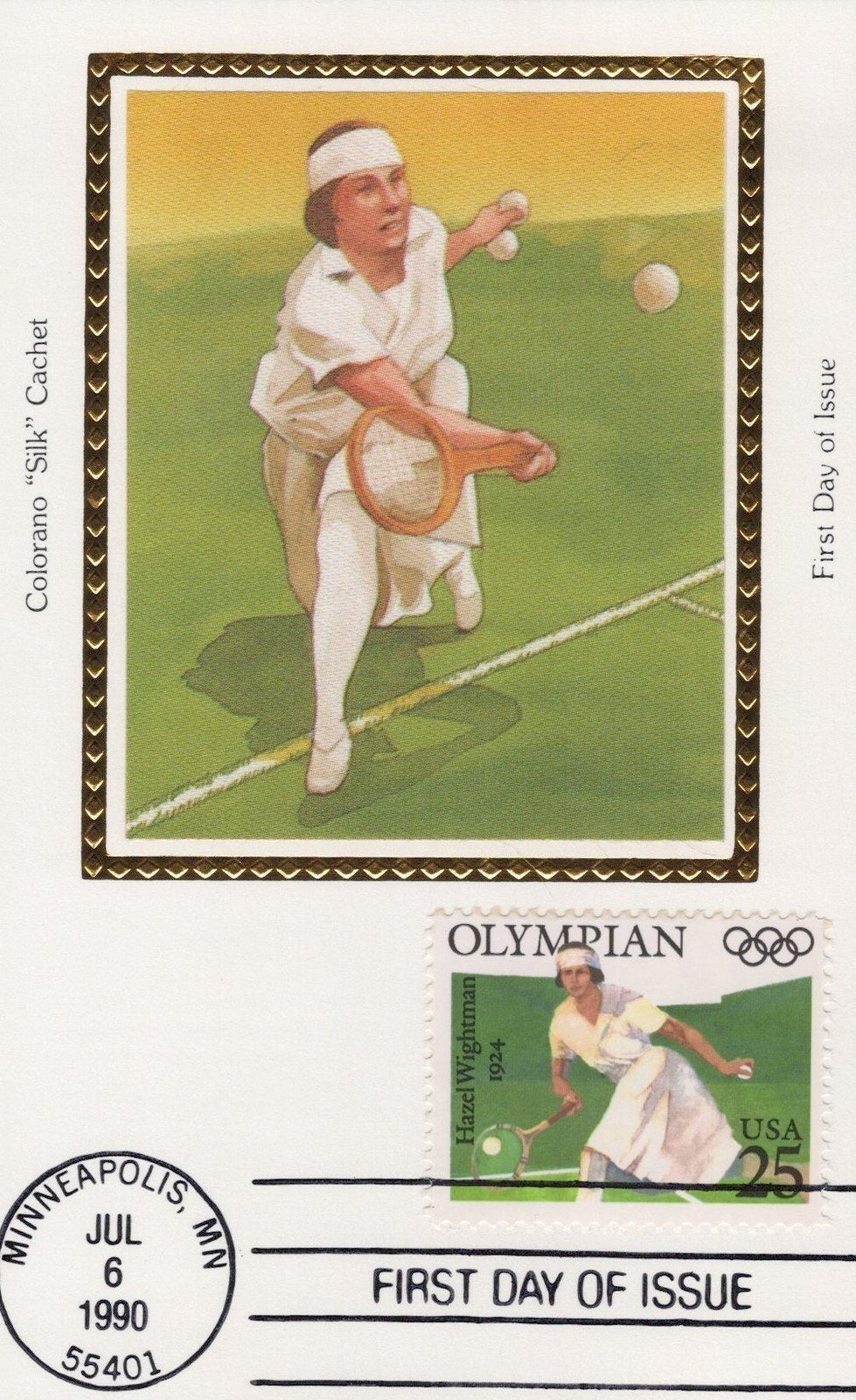 Zayix US Colorano Maxi Card FDC 2496-2500 Summer Olympics Champions ZAYIX 092523SM33