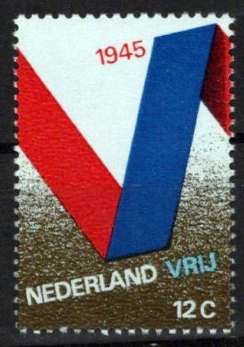 Netherlands 482 MNH "V" Victory Liberation Military War Zayix Stamps 0225S0028M