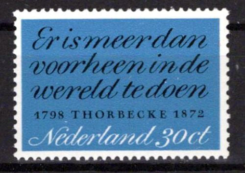 Netherlands 496 MNH Thorbecke Quotation Statesman Zayix Stamps 0225S0034