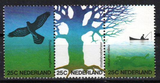Netherlands 512 MNH Trees Birds Fishing Zayix Stamps 0225S0044M