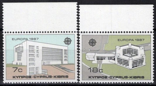 Cyprus 687-688 MNH Modern Architecture ZAYIX 090222S67