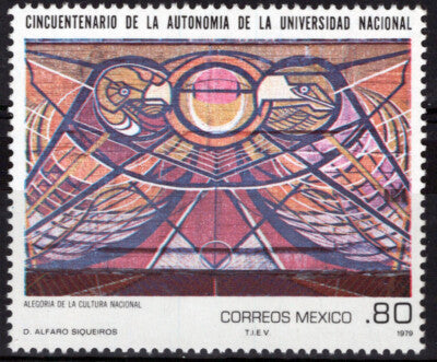 Mexico 1183 MNH 80c Allegory of National Culture Painting Art ZAYIX 073123SM45M