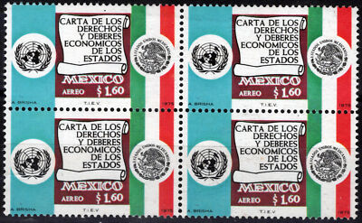 Mexico C457 MNH United Nations Declaration Economics block ZAYIX 073123SM42M