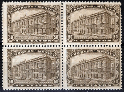 Mexico 648 MNH 50c Communications Building Architecture block ZAYIX 073123SM44M