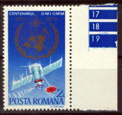 Romania 2422 MNH WMO Emblem Weather Satellite ZAYIX 1224S0101