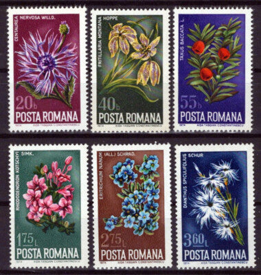 Romania 2513-2518 MNH Flowers Plants Nature ZAYIX 1224S0116