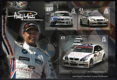 Guernsey 971 MNH Race Cars Sports Andy Priaulx ZAYIX 080323SM71M