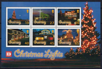 Guernsey 755a MNH Christmas Lights Trees Post Office ZAYIX 080323SM62