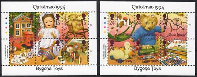 Guernsey 541-542 MNH Christmas Games Antique Toys ZAYIX 080323SM49