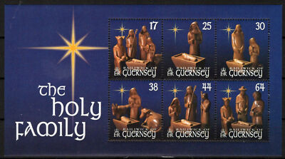 Guernsey 702a MNH Christmas Holy Family Creche Figures ZAYIX 080323SM59M