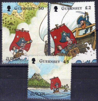 Guernsey 1083-1085 MNH Ships Penny the Postie Book Literature ZAYIX 080323SM77M