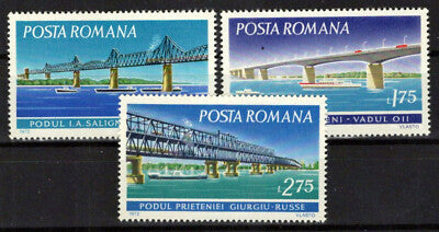 Romania 2337-2339 MNH Bridges ZAYIX 0125S0005