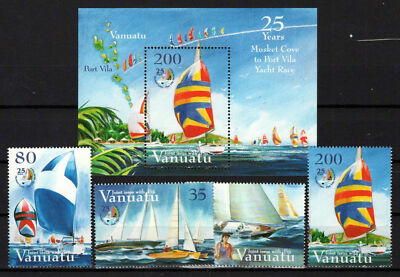 Vanuatu 858-861a MNH Musket Cove to Port Villa Yacht Race ZAYIX 0624M0028