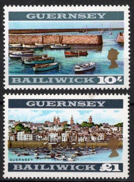Guernsey 22-23 MNH Braye Harbor St. Peter Port Boats ZAYIX 021423S106