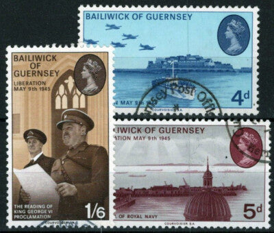 Guernsey 30-32 Used Ships Military Liberation Germans Planes ZAYIX 021423S94