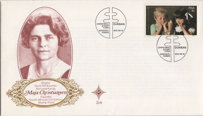 South Africa 523 FDC Christmas Stamp Fund Children Candle ZAYIX 080722SM19