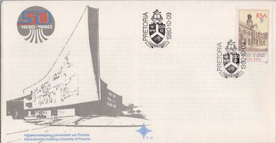 South Africa 537 FDC University of Pretoria 50th Anniversary ZAYIX 080722SM28M