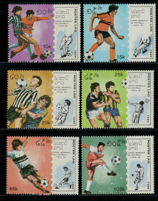 ZAYIX - Laos 902-907 MNH World Cup Soccer Sports