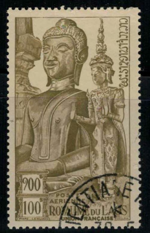 ZAYIX - Laos C12 CTO Sculpture Buddha Statue Historical Figure