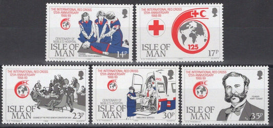 ZAYIX Great Britain - Isle of Man 403-707 MNH Red Cross Training Youth Emblems