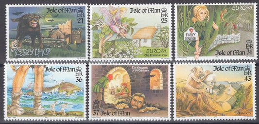 ZAYIX Great Britain - Isle of Man 738-743 MNH Stories Legends Europa Literature