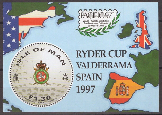 ZAYIX Great Britain - Isle of Man 756 MNH Golf Sports Ryder Cup Spain