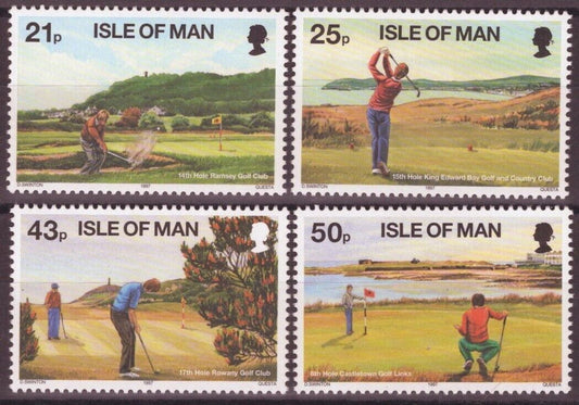 ZAYIX Great Britain - Isle of Man 752-755 MNH Sports Golf Ryder Cup Spain