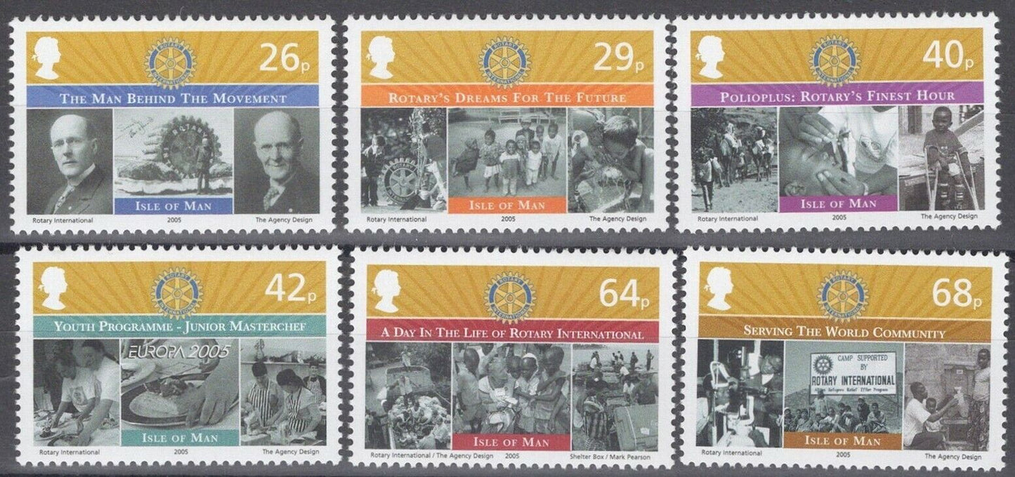 ZAYIX Great Britain - Isle of Man 1102-1107 MNH Europa Serving the World