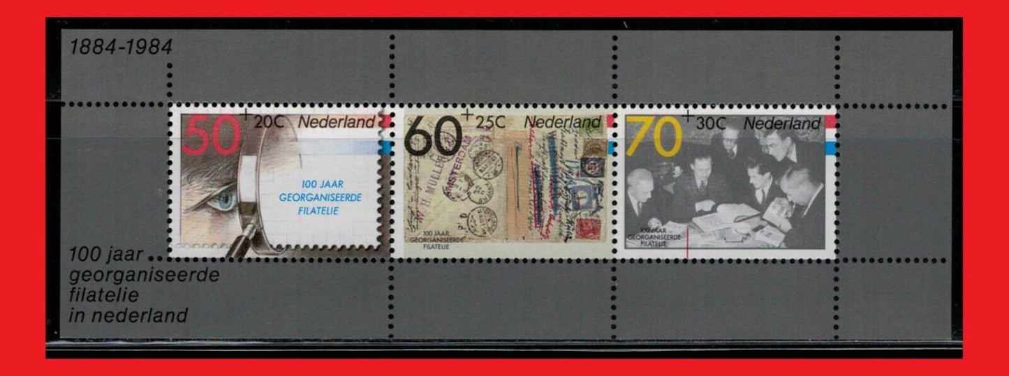 ZAYIX 1984 Netherlands B606a MNH - Filacento '84 stamps on stamps souvenir sheet