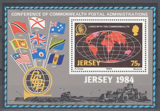 ZAYIX Great Britain Jersey 329 MNH Flags Castles Government  042922SM70M