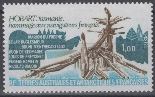 FSAT TAAF 81 MNH French Navigators Monument ZAYIX FSA-S0066M