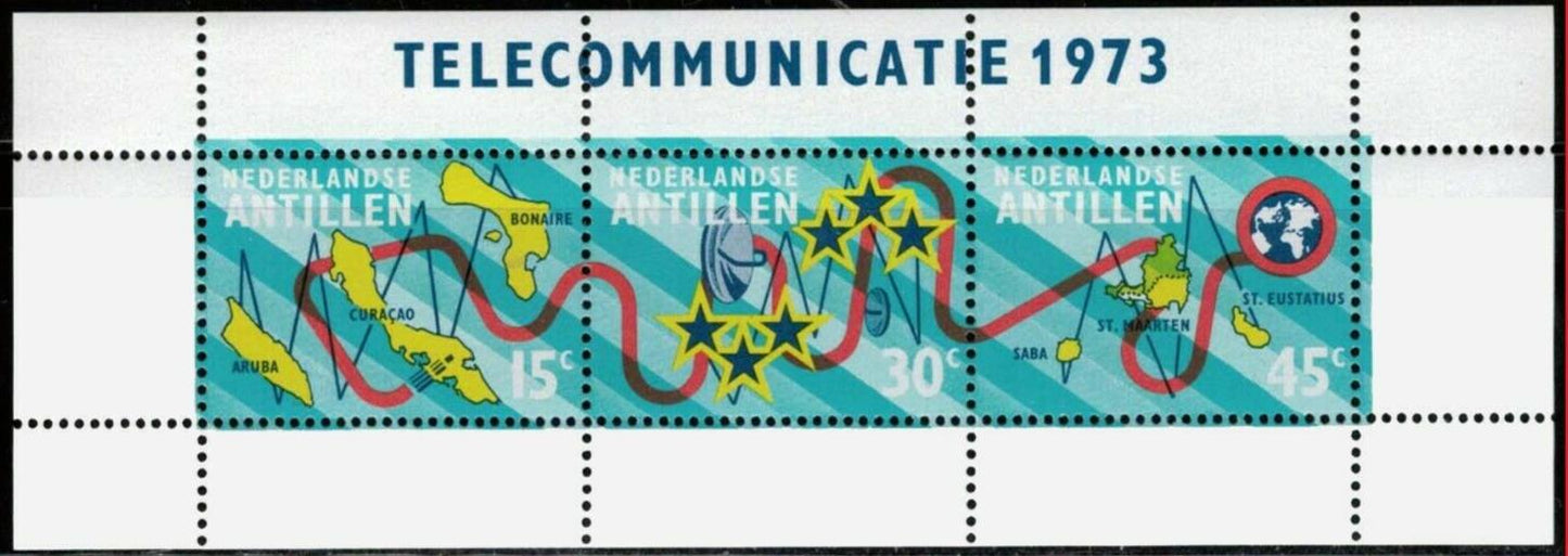 ZAYIX - 1973 Netherlands Antilles 354a MNH - Telecommunications 0110SB21M