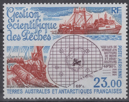 ZAYIX - FSAT / TAAF C129 MNH Air Post Fishery Management Polar Ships 062322S03