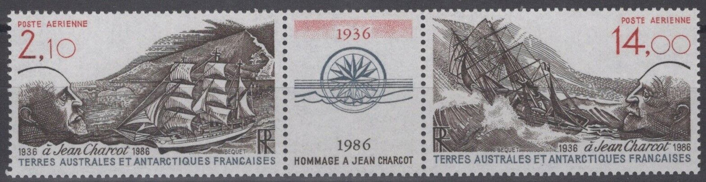 ZAYIX - FSAT / TAAF C94a MNH Air Post Jean Charcot Ships Explorer 053122SM120